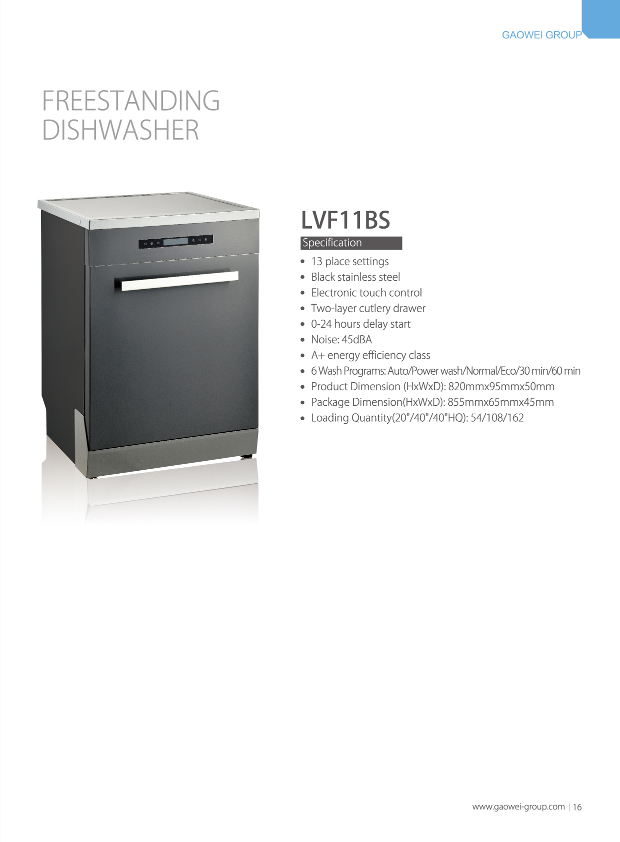 Cabinet dishwasher