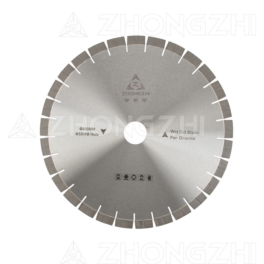 Brazed blade for Granite  with array pattern segments  (Silence or Non-silence)