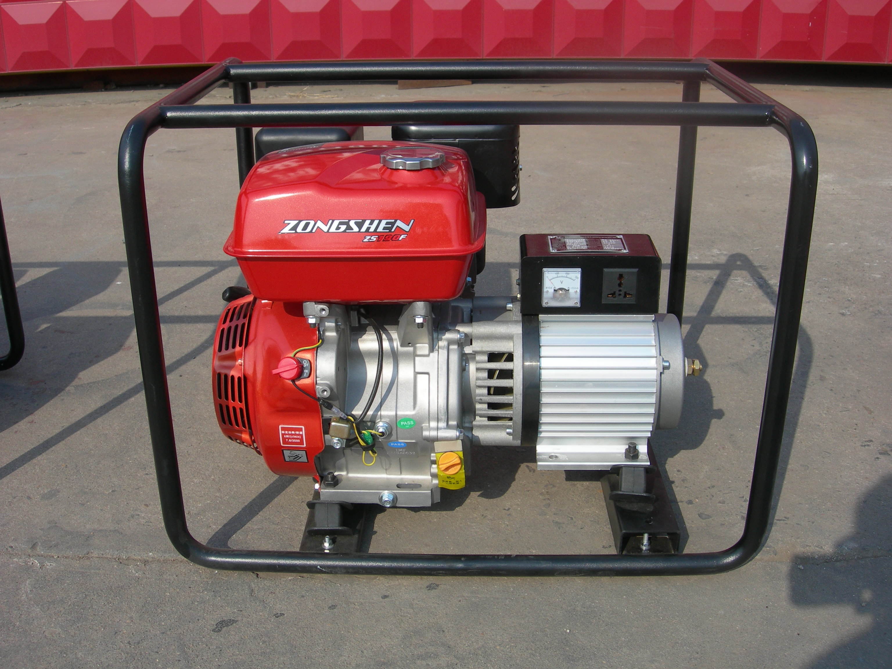 Gasoline Permanent magnet DC electric welding generator set