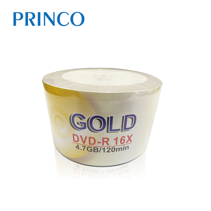 Original PRINCO GOLD factory cheap hot sale DVD-R 16x 4.7GB