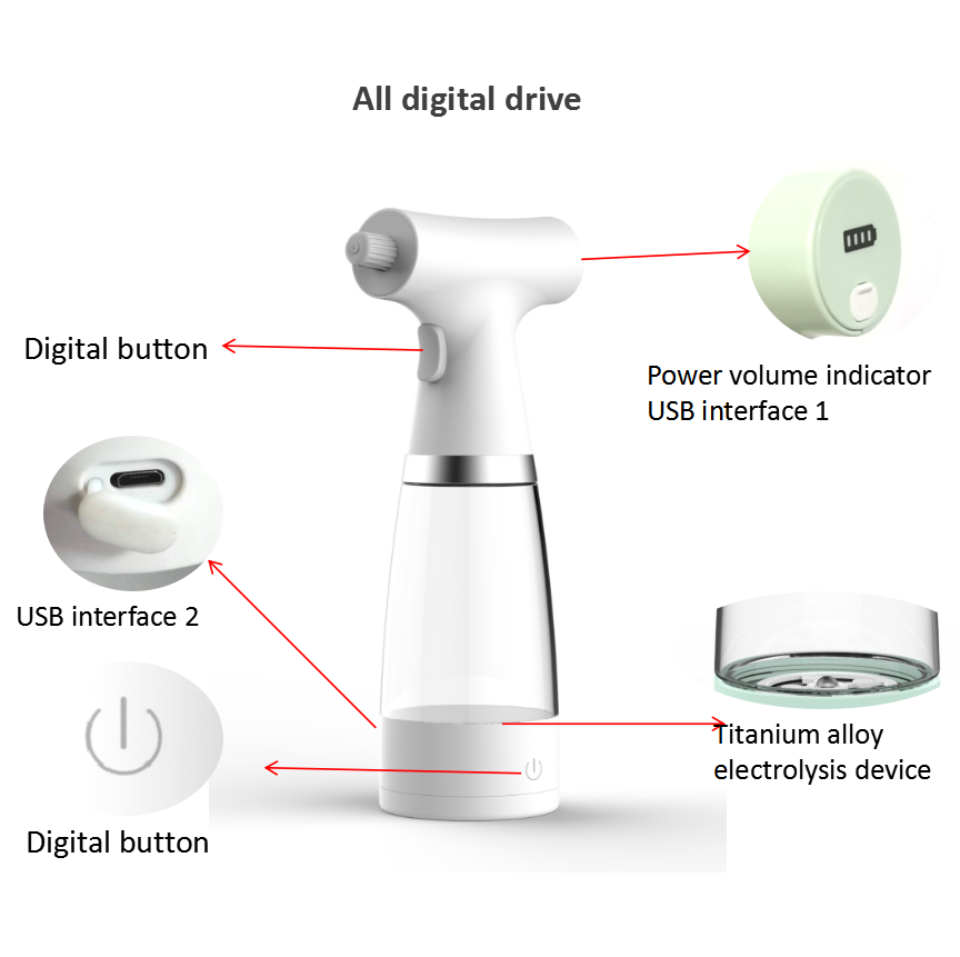 Digital disinfectant maker