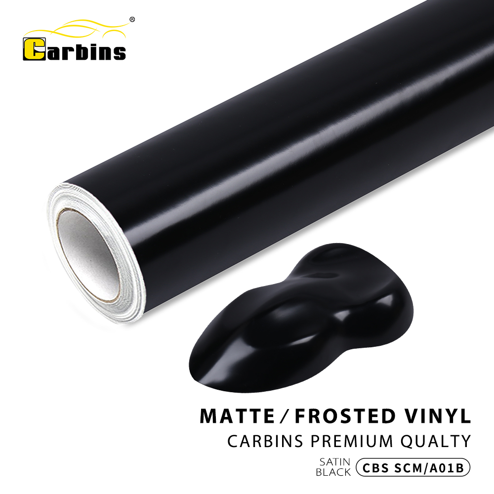 Matte Black Vinyl Car Wrap