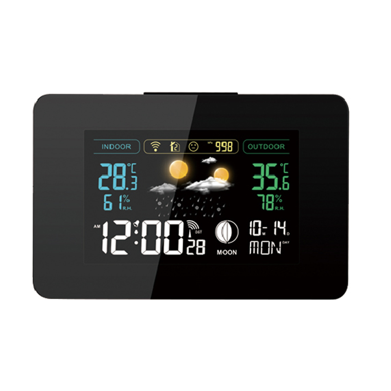 LCD digital color display RCC alarm clock