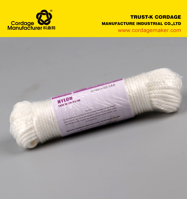 nylon 3 strands twisted rope