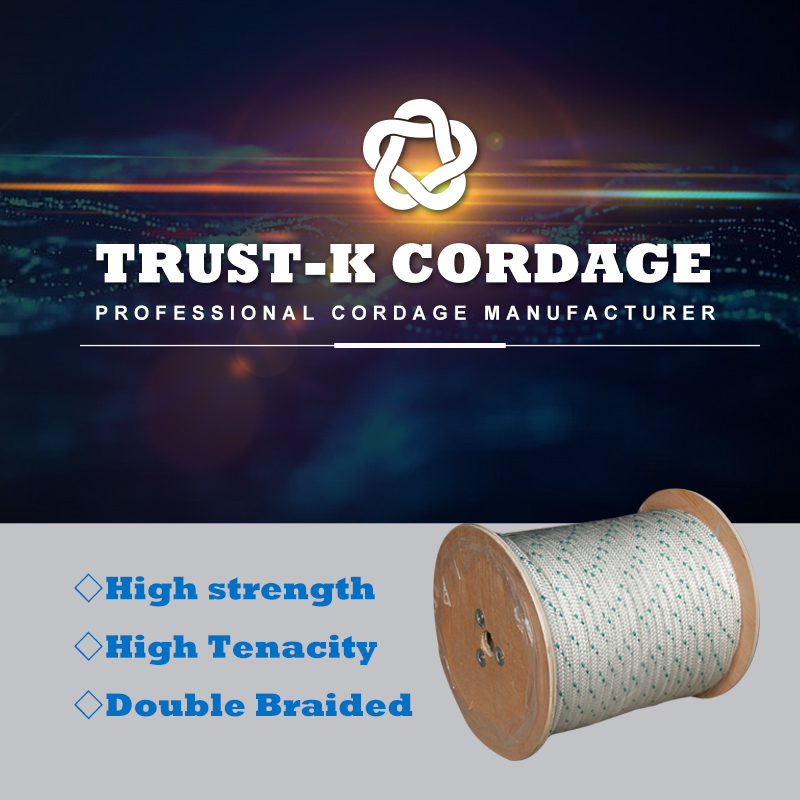 Polyester double braided rope