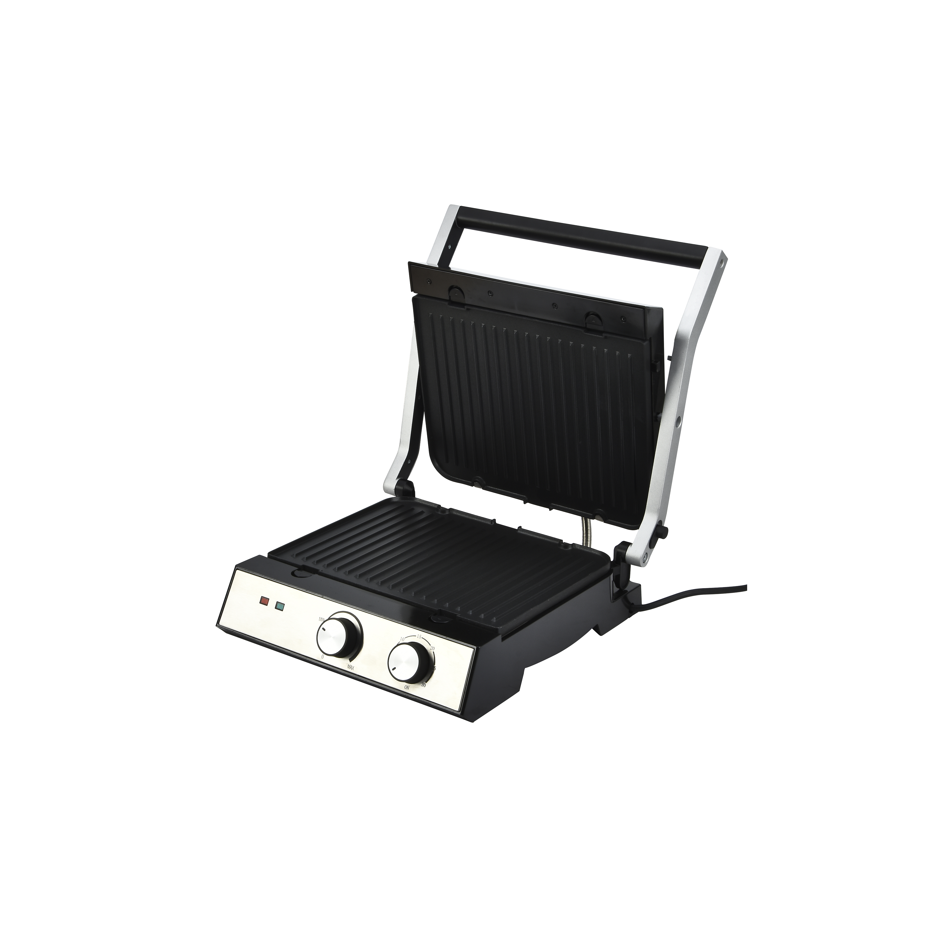 Professional 2000W Electric Vertical Contact BBQ Grill With Timer Control Knob