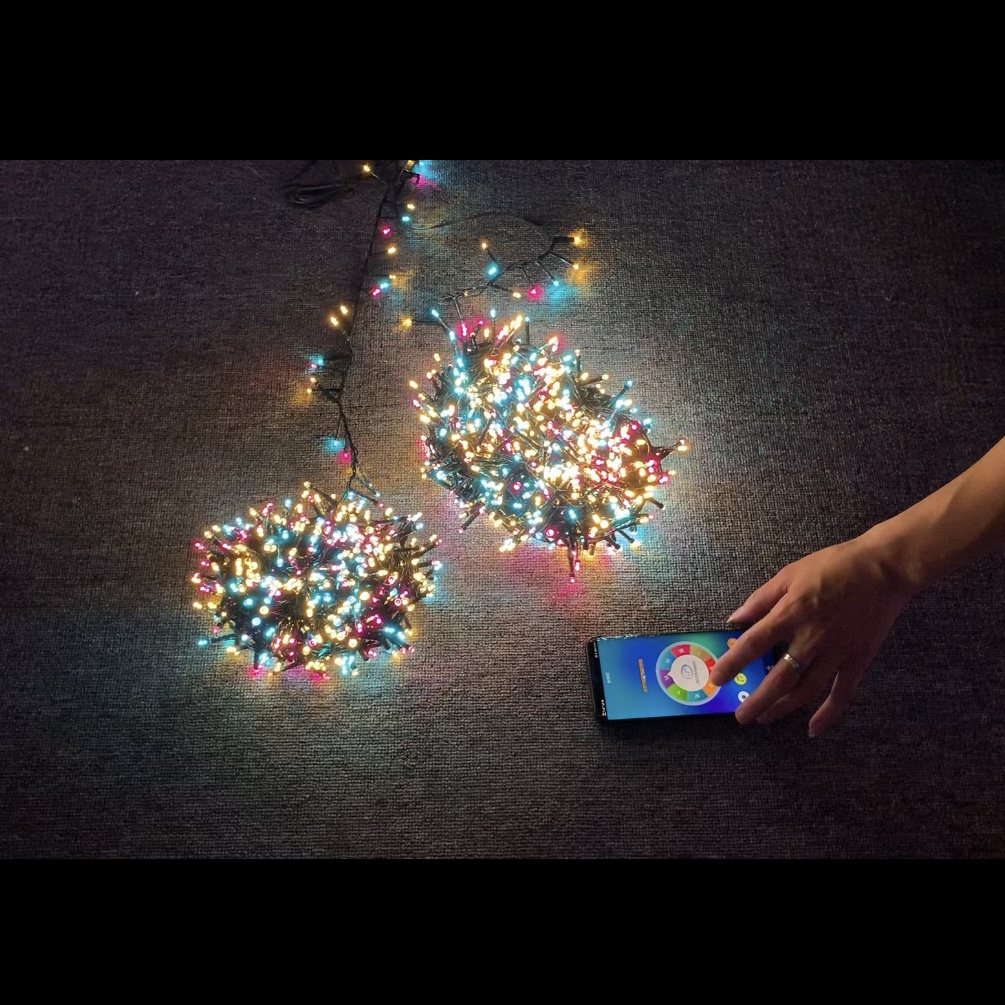 App control&sound control LED christmas string light