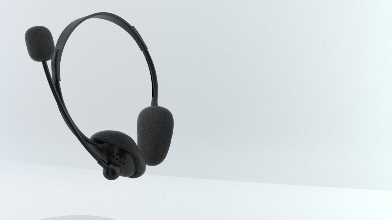 PC headphone/ headphone with clear Mic