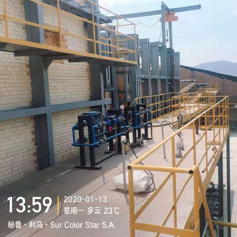 Solid sodium silicate production line