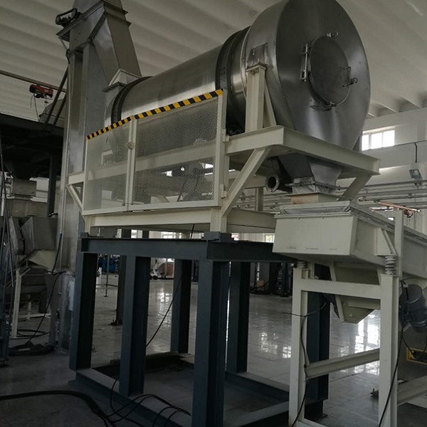 Post-blending detergent powder production line