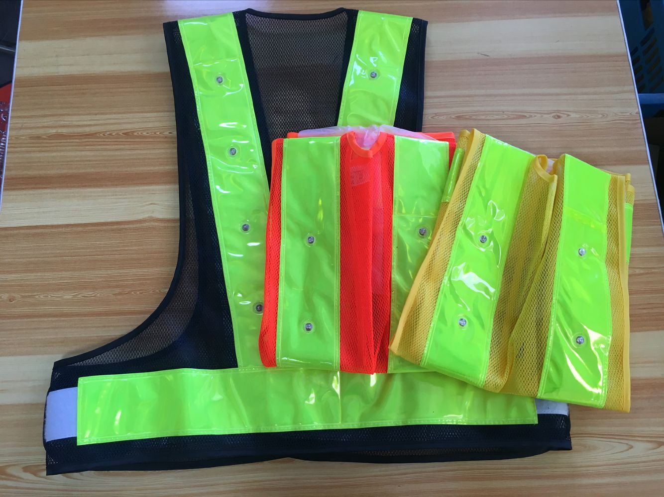 18 LED flash reflective safety vest