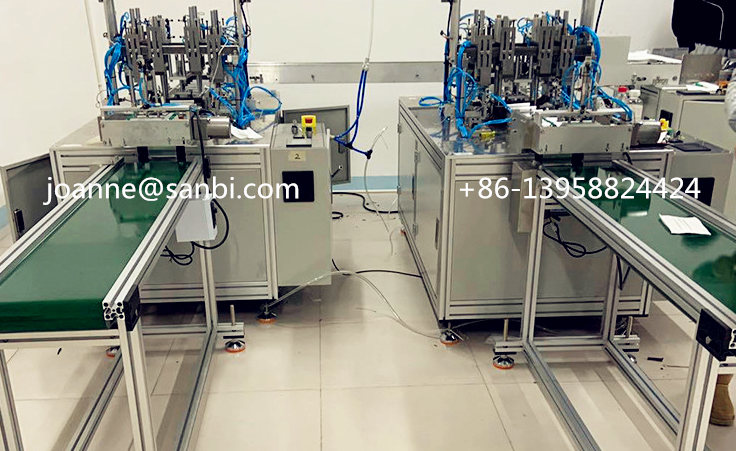 Full Automatic 3 layers  Disposable Protective Face Mask Making Machine