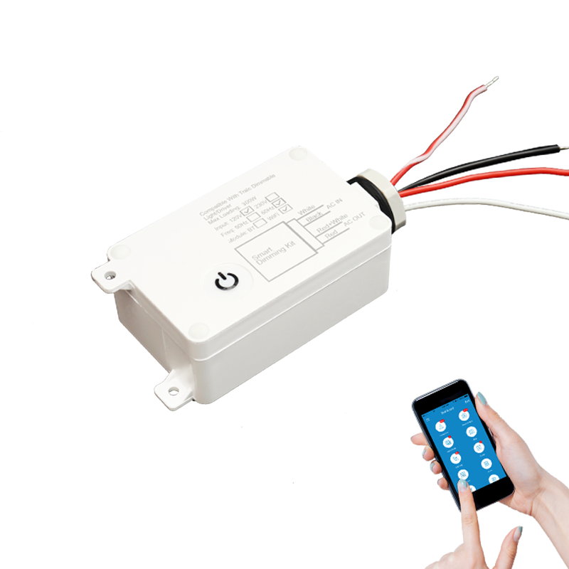 APP Google Home Amazon Alexa Voice Smart Control LED Halogen Filament dimmer switch TRIAC Dimmer