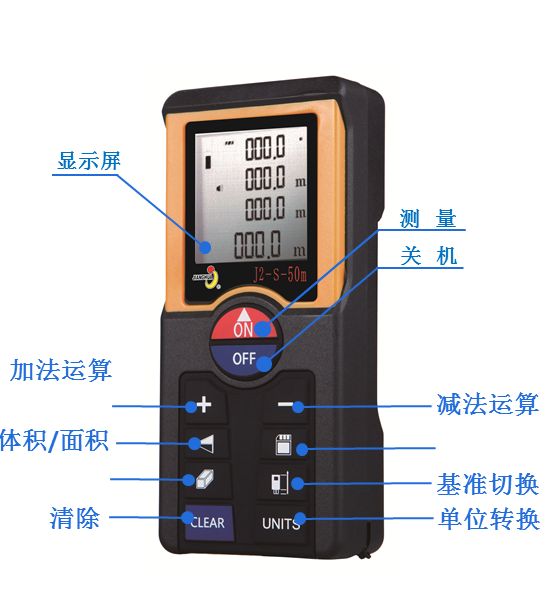 J2 series Laser distance meter (50 m / 70 m / 100 m)