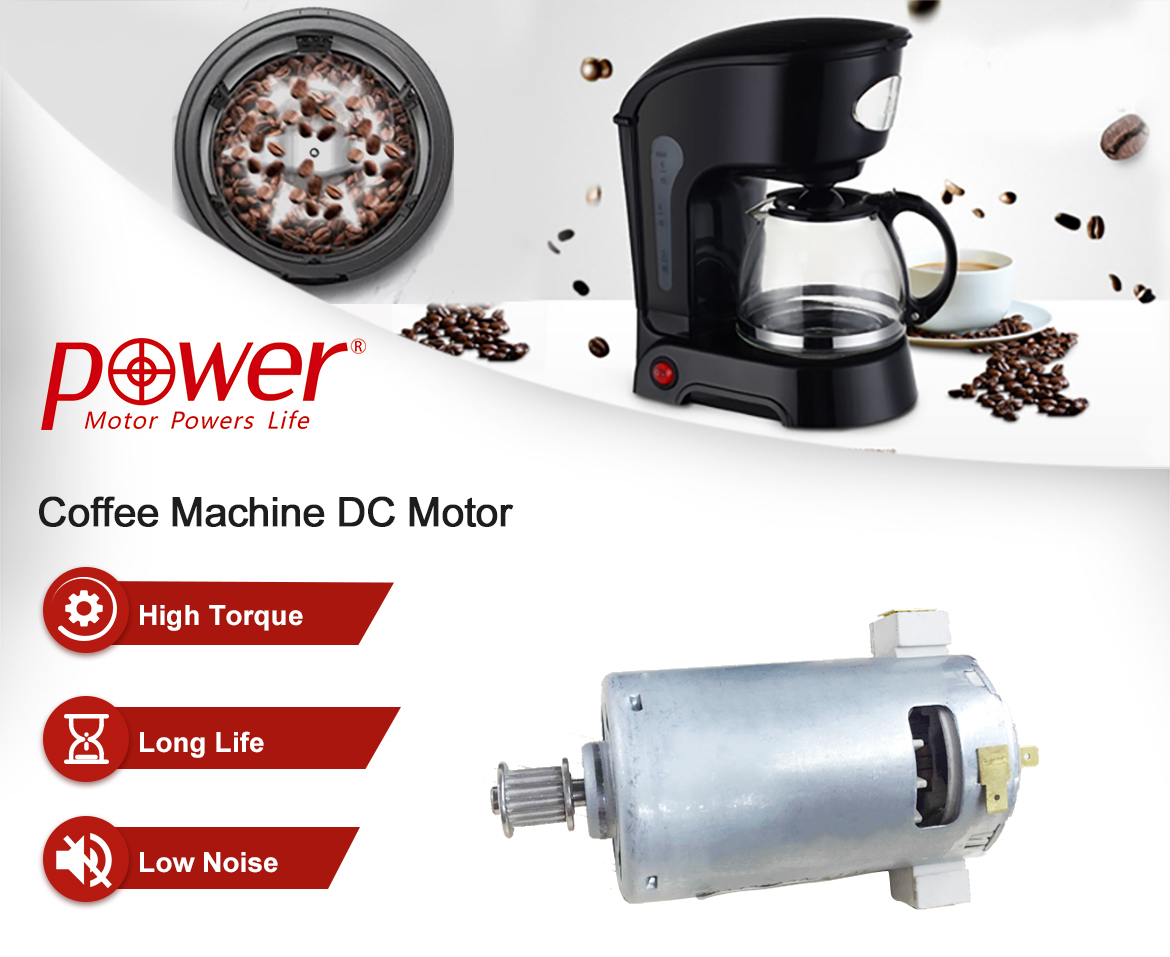 Coffee machine dc motor