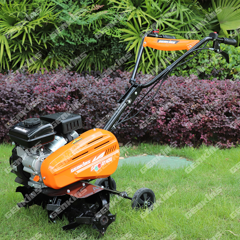 2.5HP Small Power Tiller GT400 Gasoline Cultivator for Garden 79cc Engine Recoil Start CE Certified Euro 5