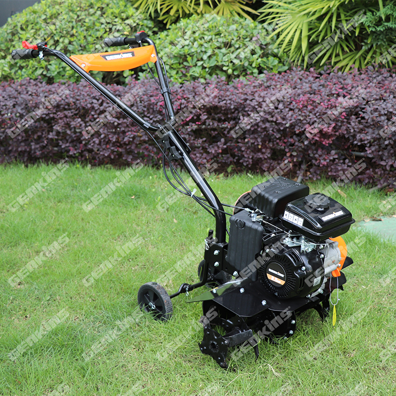 2.5HP Small Power Tiller GT400 Gasoline Cultivator for Garden 79cc Engine Recoil Start CE Certified Euro 5