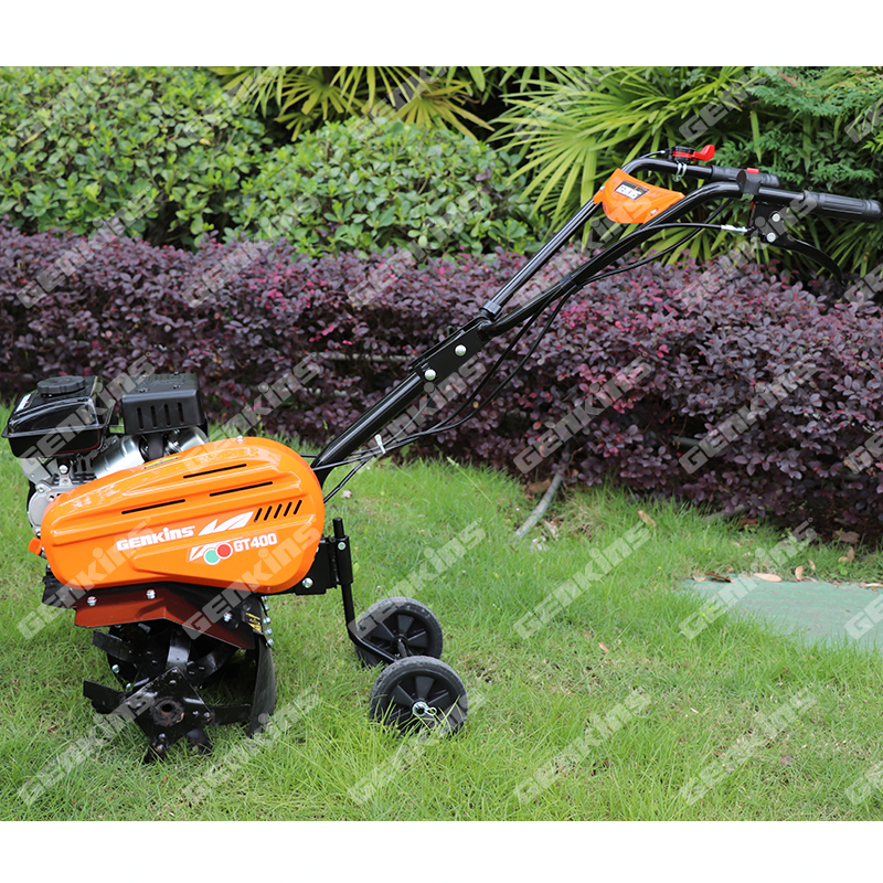 2.5HP Small Power Tiller GT400 Gasoline Cultivator for Garden 79cc Engine Recoil Start CE Certified Euro 5