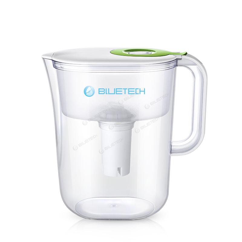 10 cup water filter pitcher with TUV WQA and IAPMO certification
