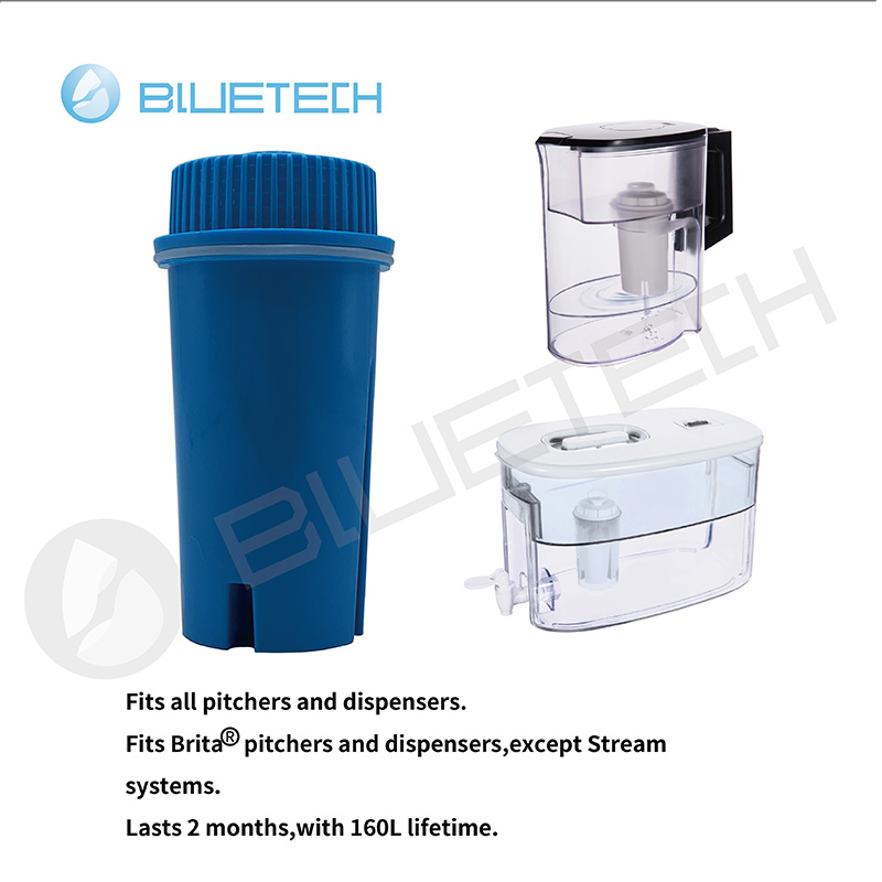 Portable home use water filter pitcher/water fiilter bottle/lead removal water filter pitcher