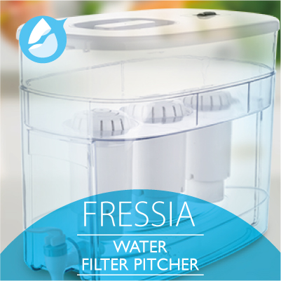 Hot sell in Europe and US portable large size water filter pitcher/water filter jug