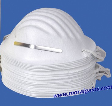 DISPOSABLE POLYESTER DUST MASK