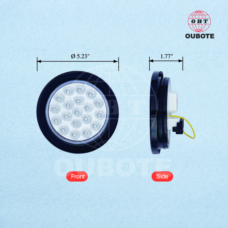 4LED ROUND DUAL FUNCTION TRUCK LIGHT