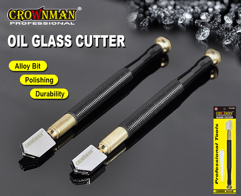 CROWNMAN Tungsten Carbide Oil Glass Cutter For Glass Tile Cutting