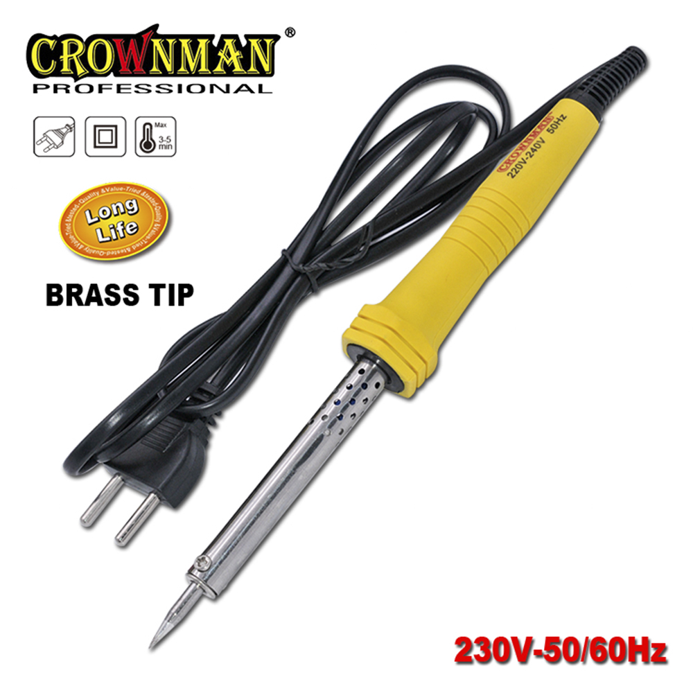 CROWNMAN Long Life Needle Tip Electric Soldering Iron For DIY and Professional