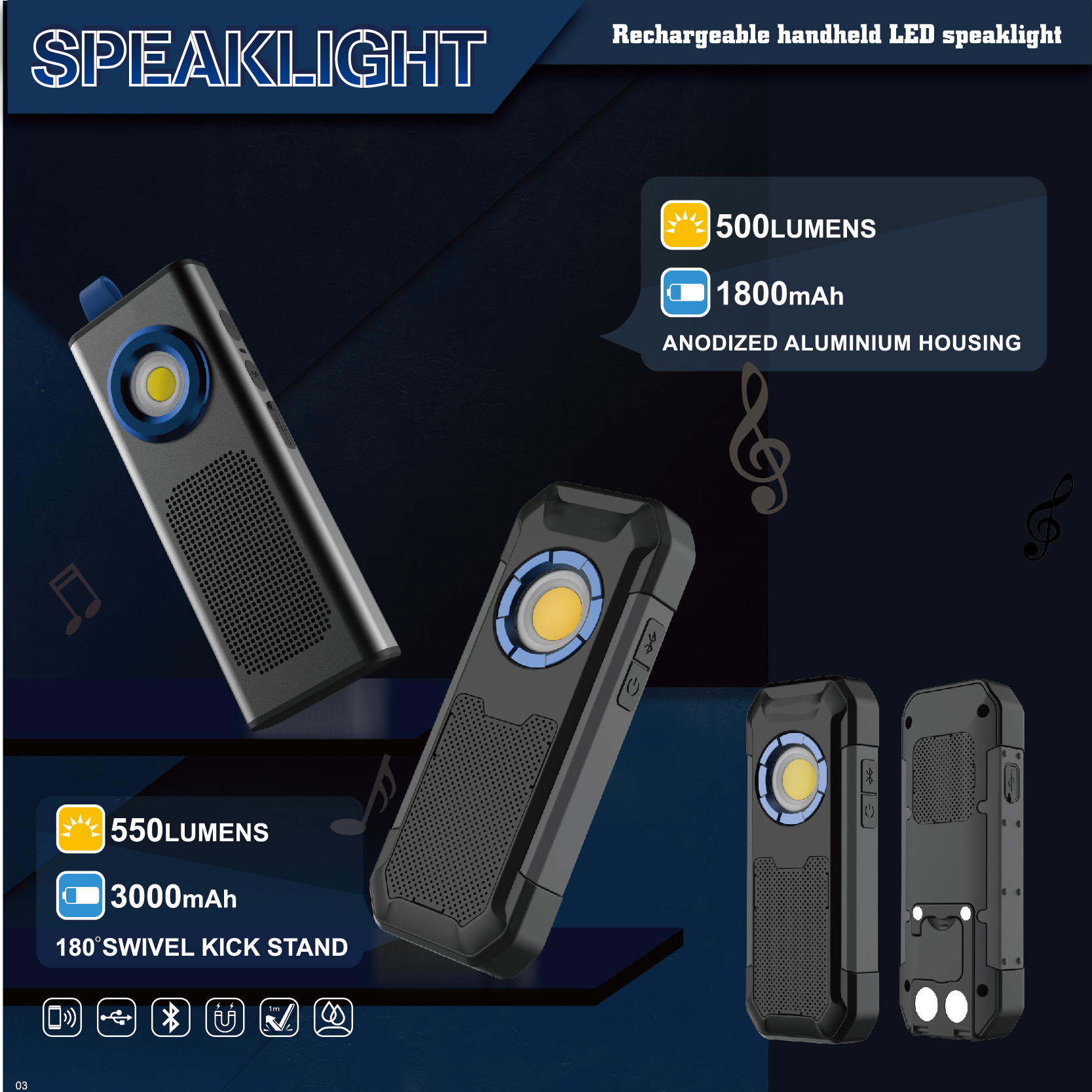 RECHARGEABLE WORK LIGHT