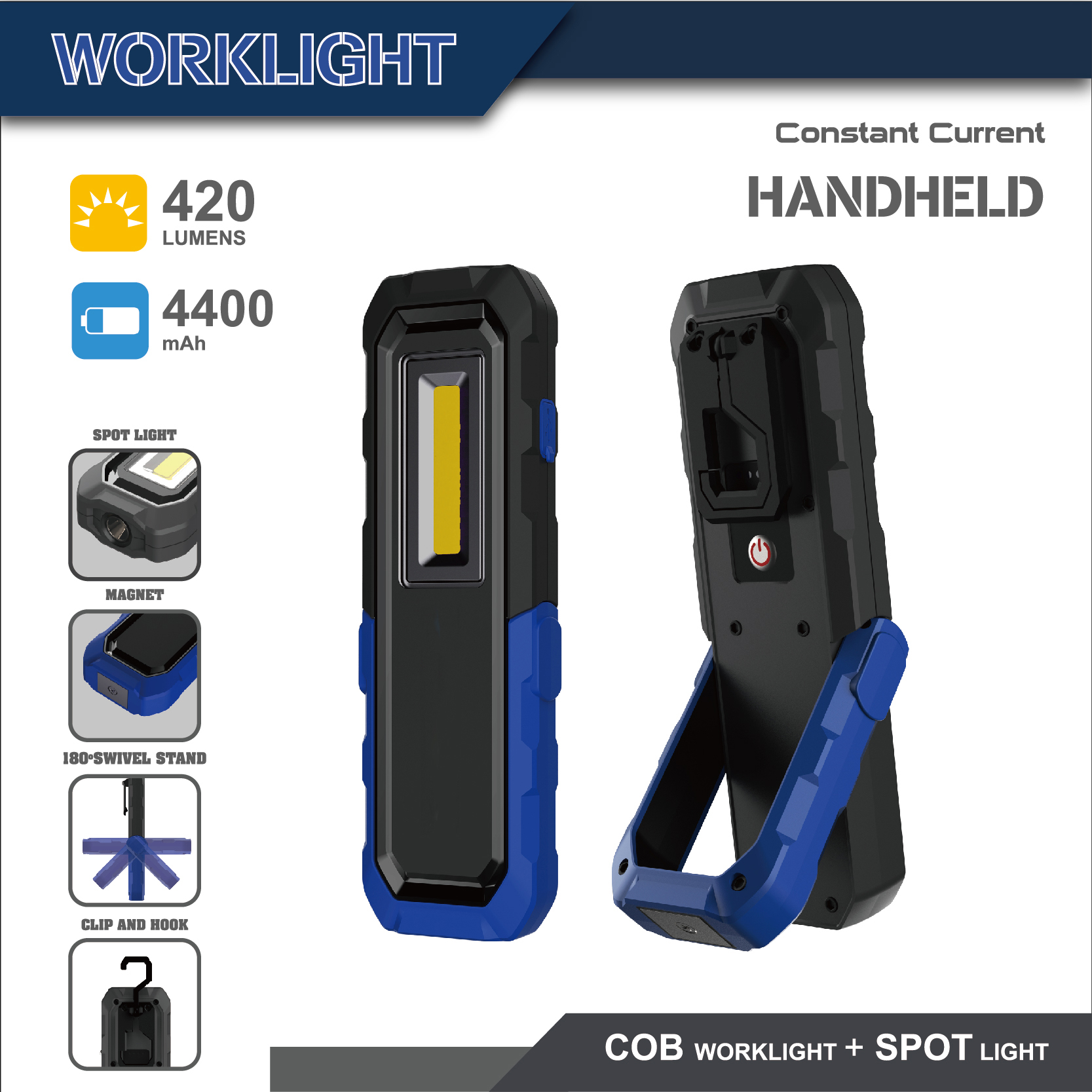 RECHARGEABLE WORK LIGHT