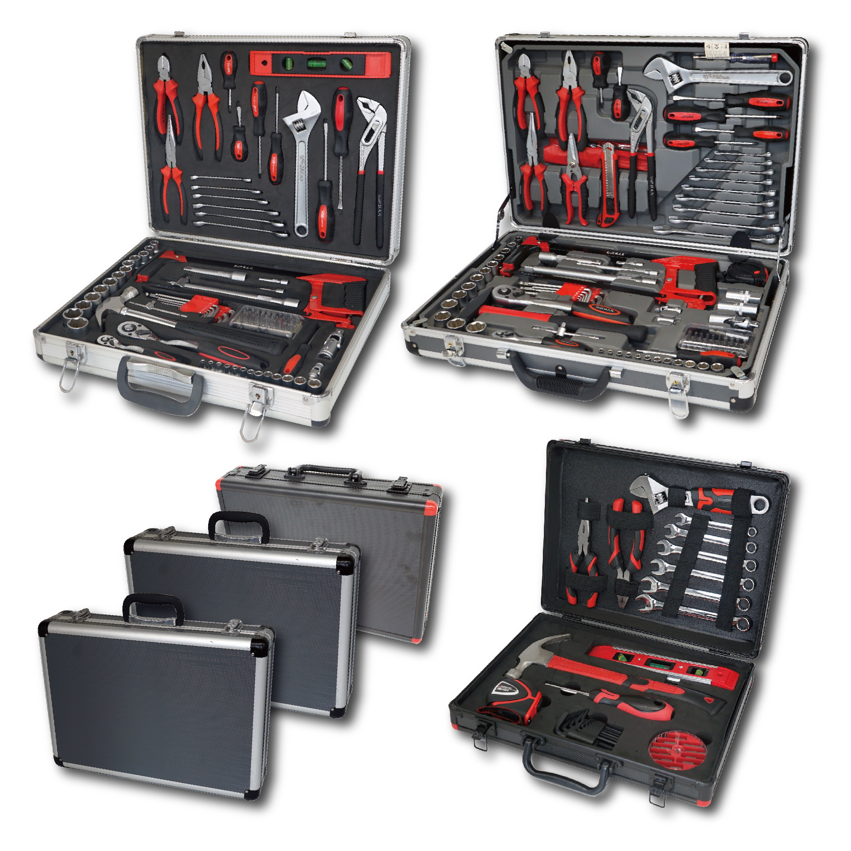 TOOL SET IN ALUMINUM CASE