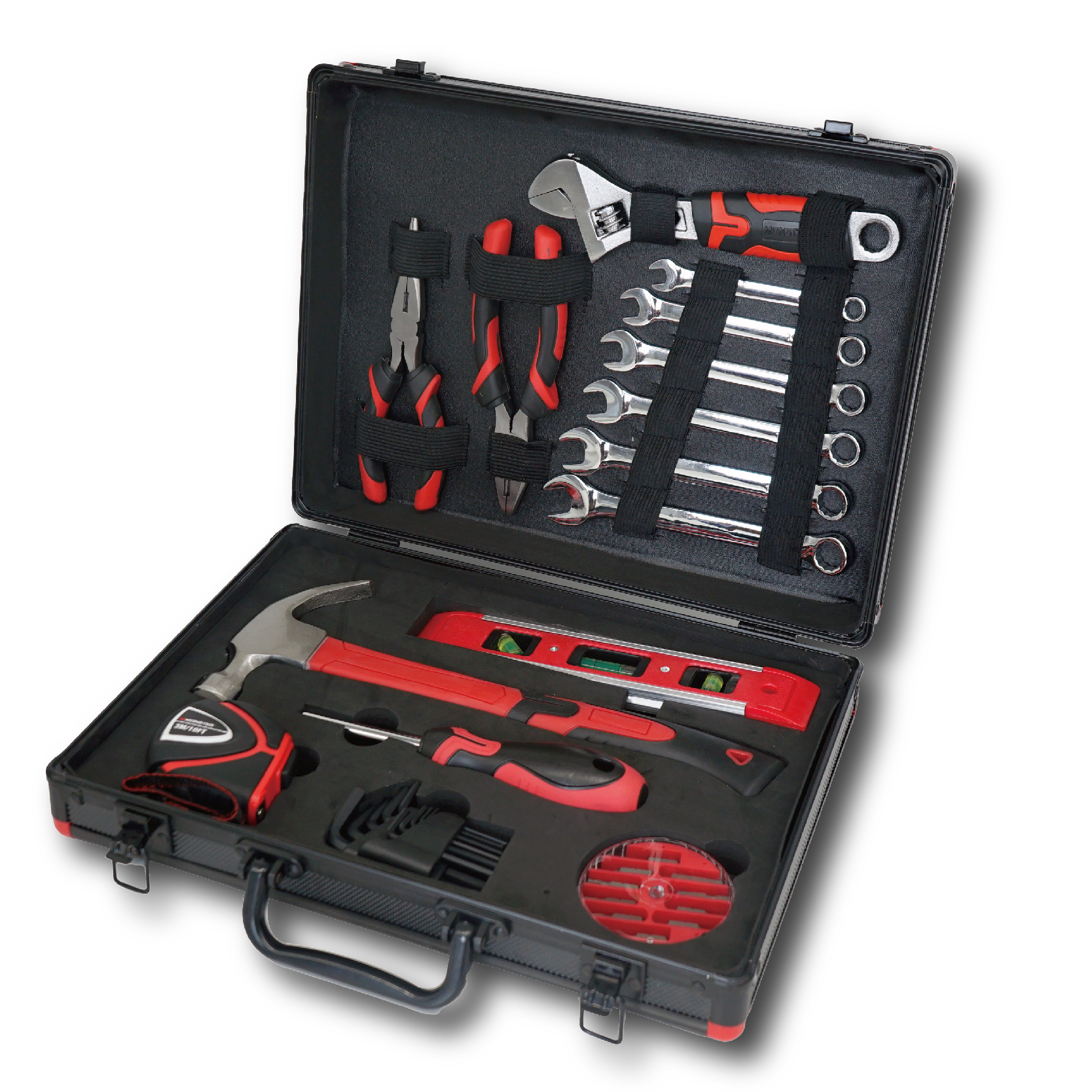 TOOL SET IN ALUMINUM CASE