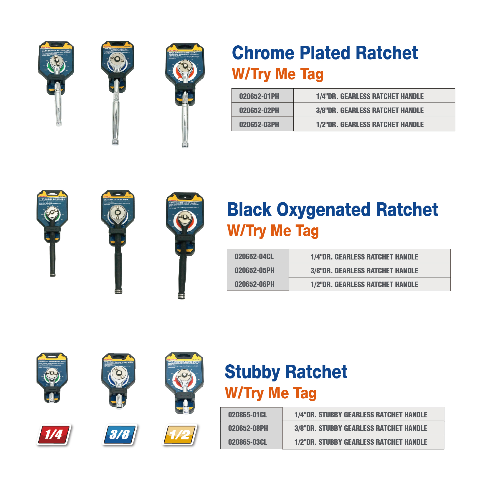 GEARLESS RATCHET HANDLE