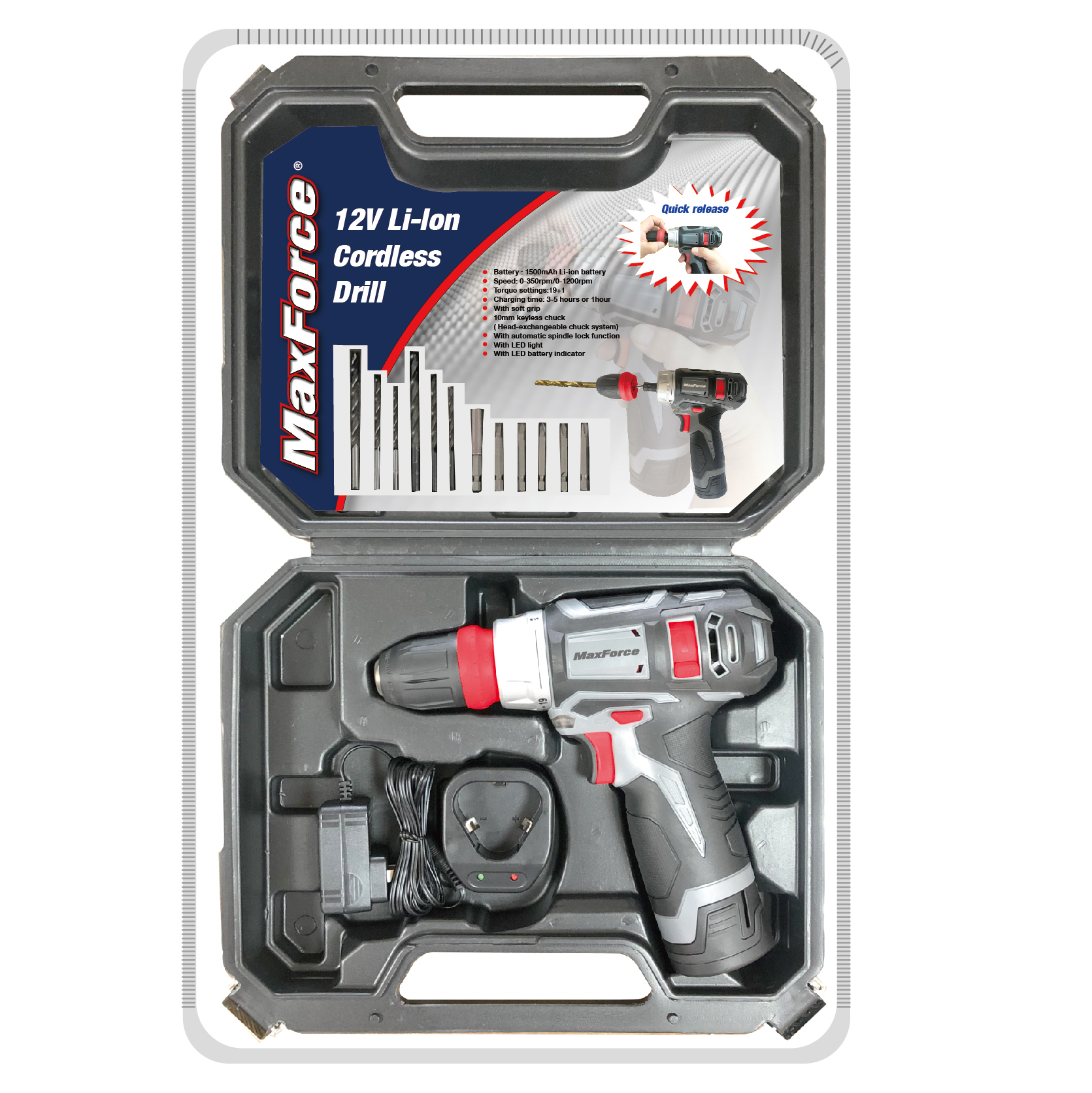 12V LI-ION CORDLESS DRILL