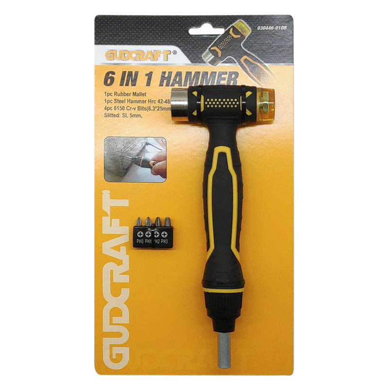 6-IN-1 MULTI-FUNCTION HAMMER