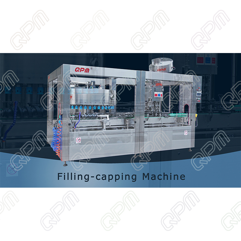 Filling and capping machine