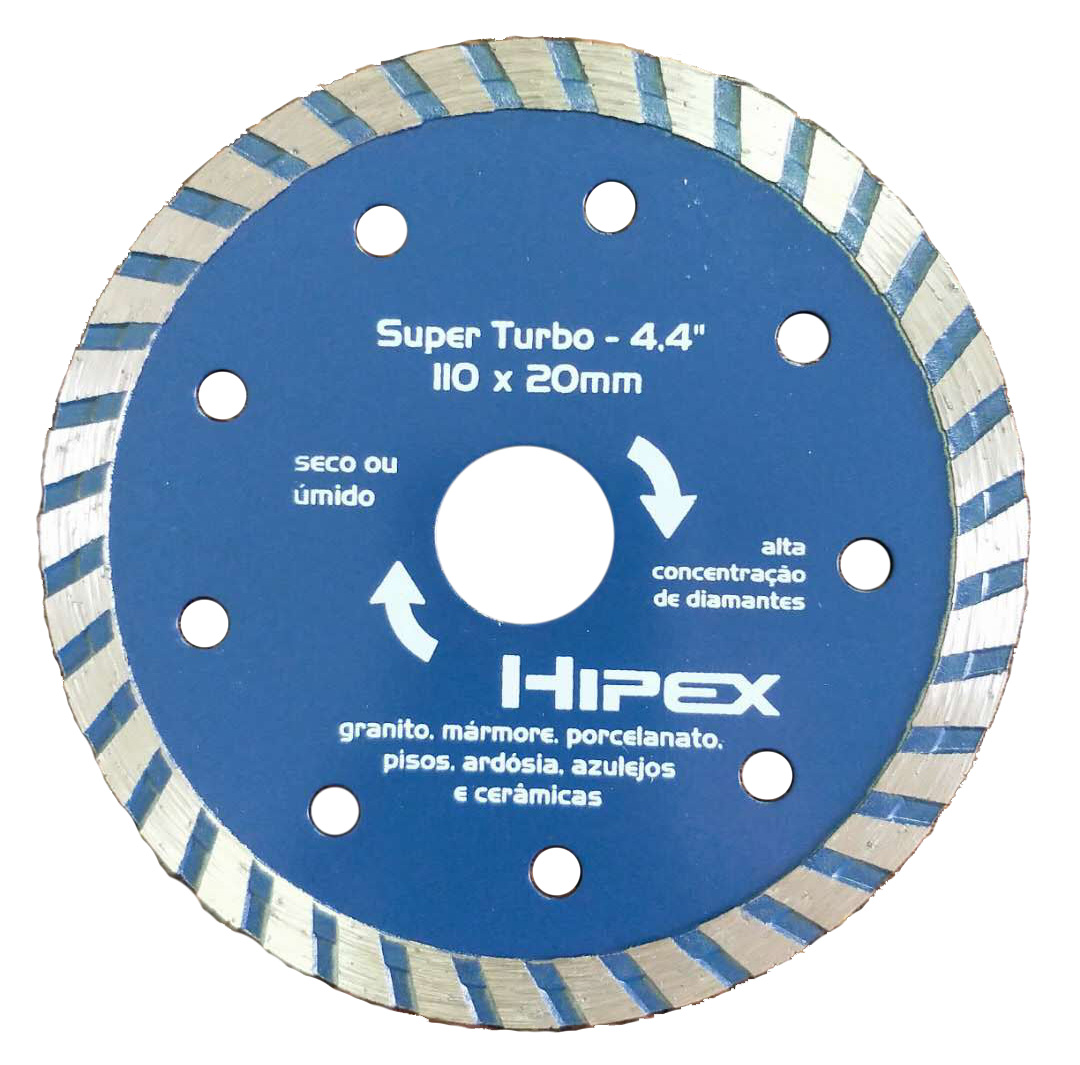 Turbo diamond cutting blade