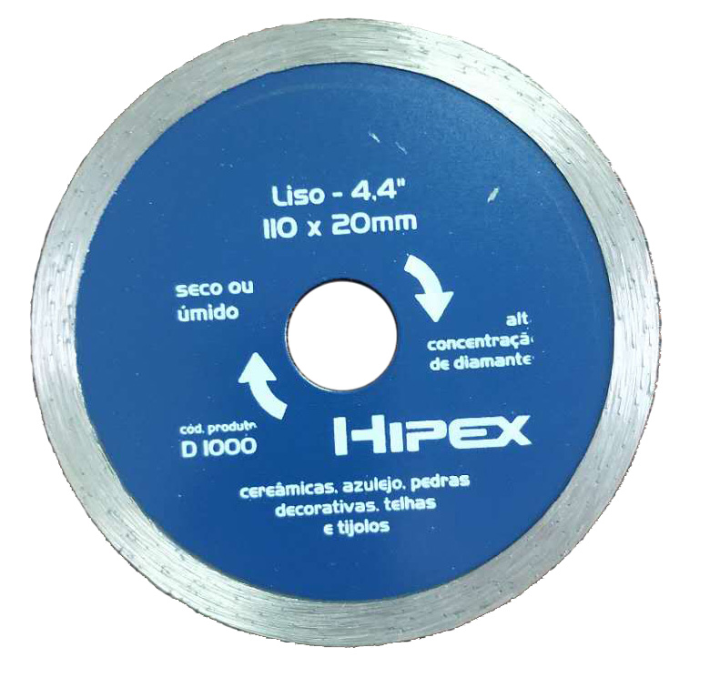 Continuous rim diamond cutting blade