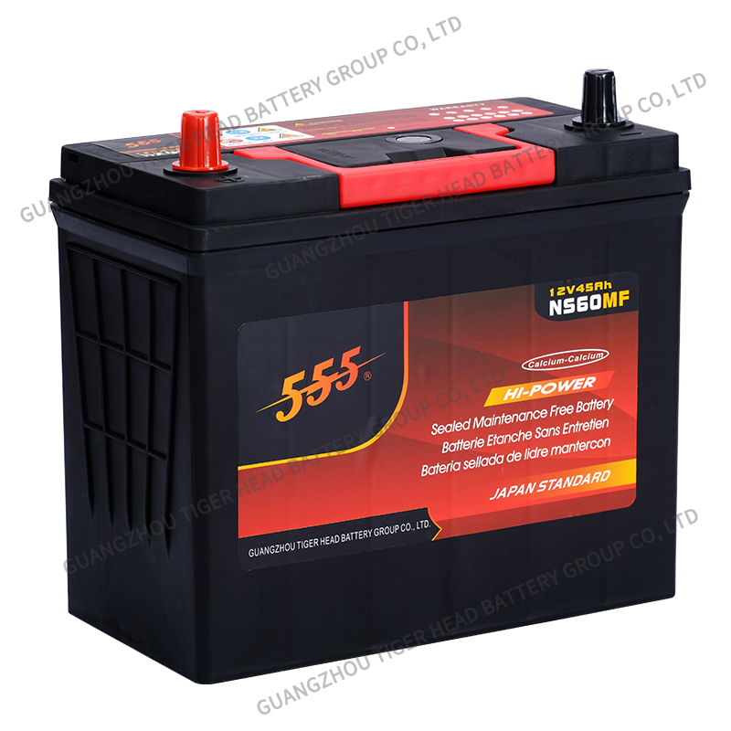 555 Brand NS60MF 12V45AH Car Lead Acid Battery