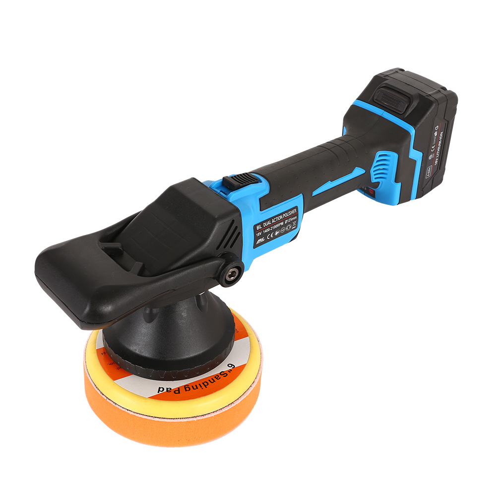 Dual action car polisher