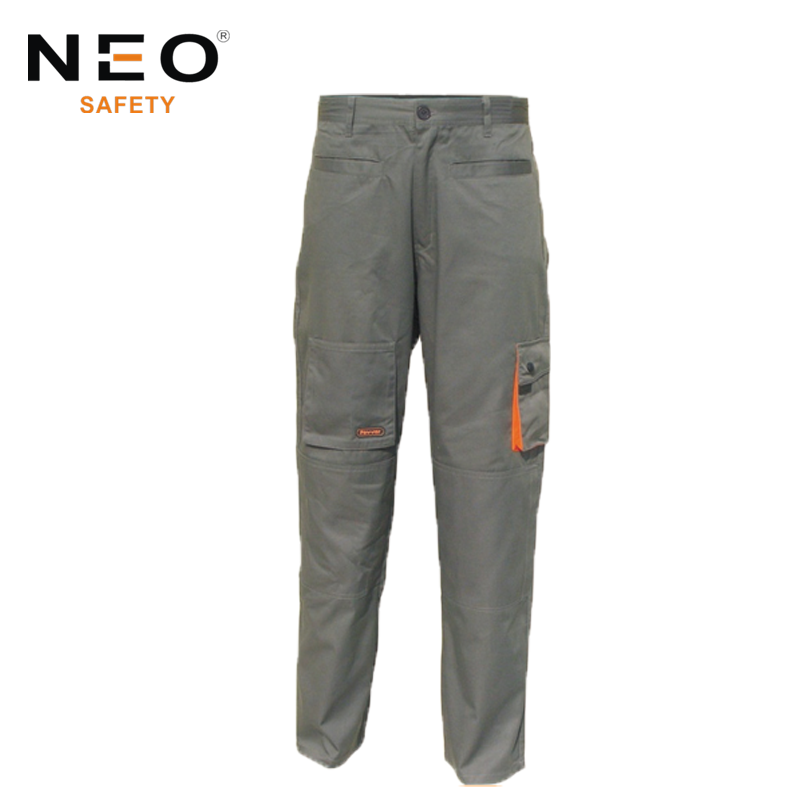 Polycotton Mens Cargo Pants with Reinforced Knee Part