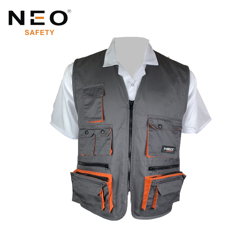 Europe Hot Sell Mens Polycotton Working Vest
