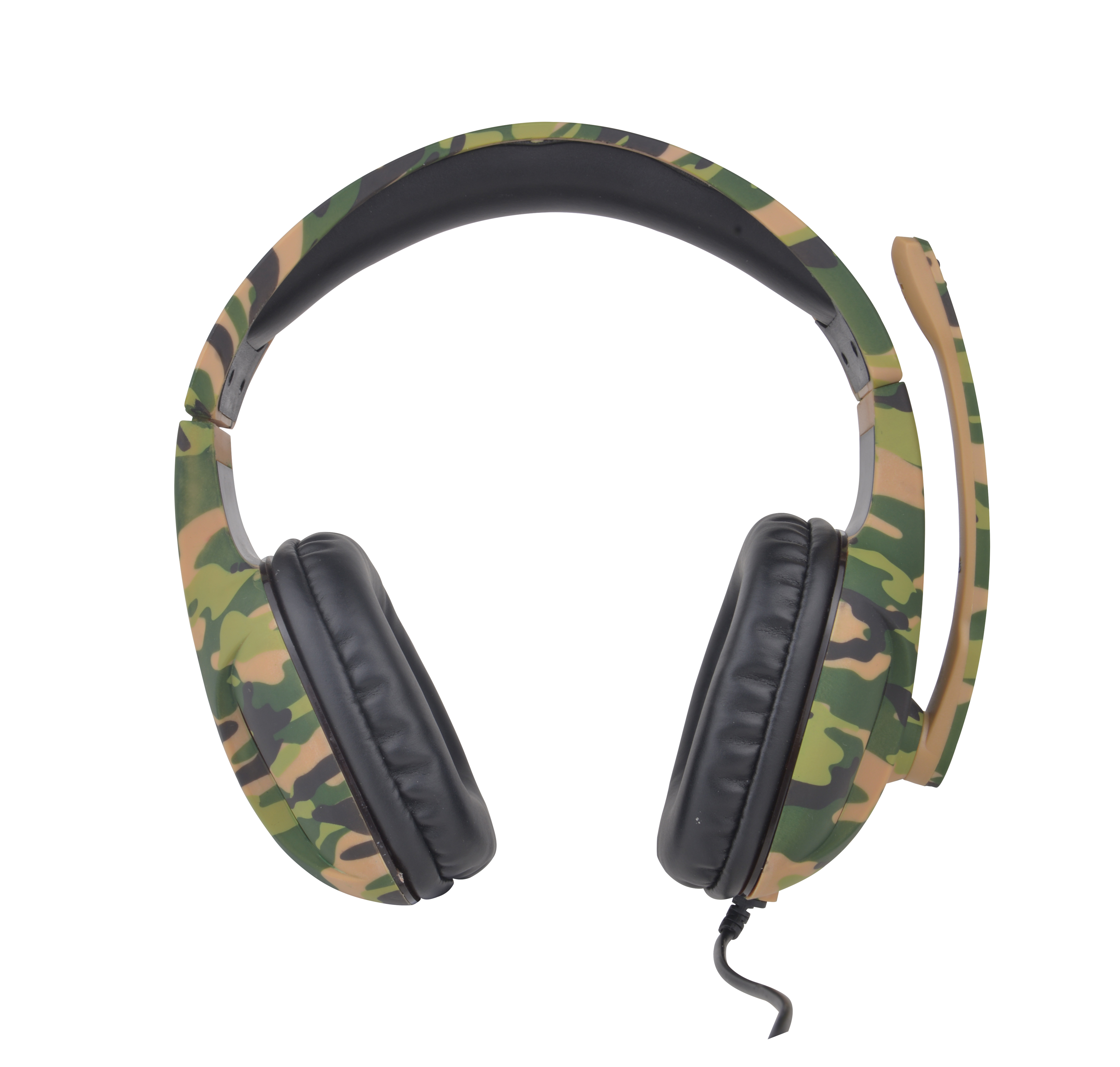 Camouflage gaming headset