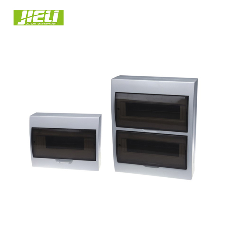 Hot sale JIELI plastic circuit breaker 12 way electrical distribution safety db box