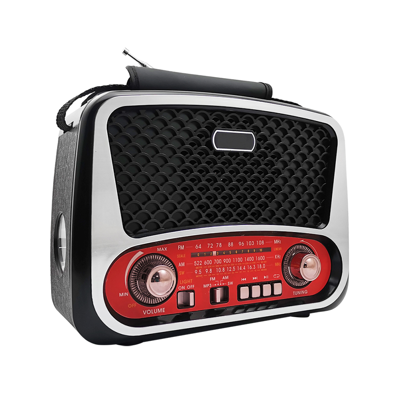 Good Sound Quality Retro Rechargeable AM FM SW 3 Band Home Radio With USB TF MP3 Music Player