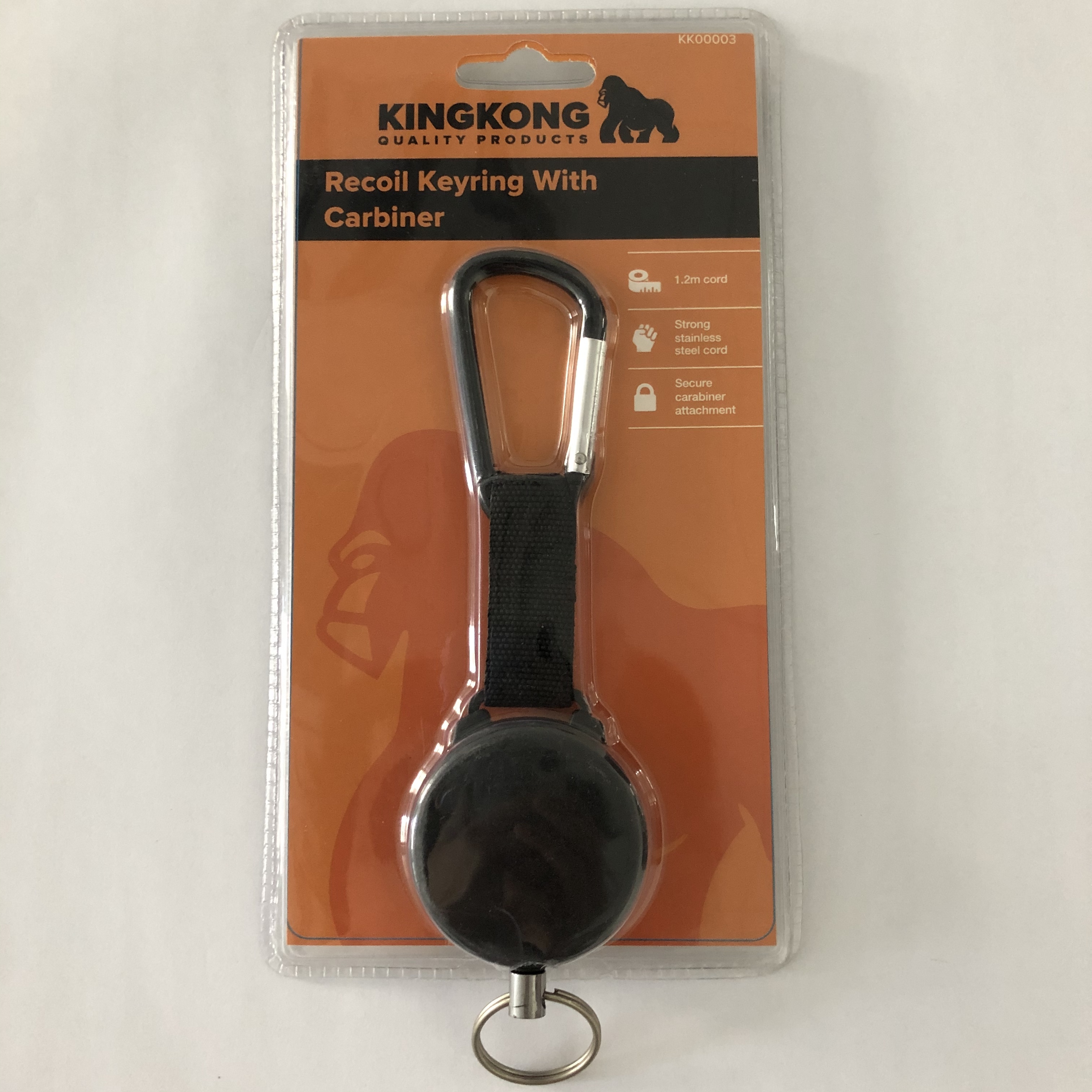 Recoil Keyring With Carbiner