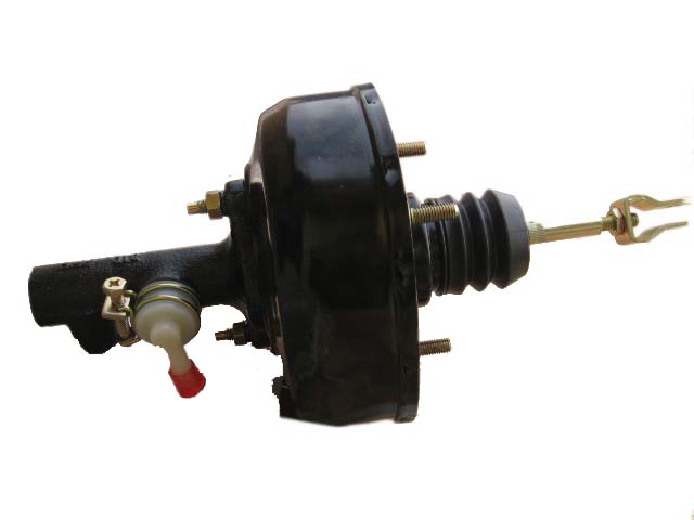 Vacuum booster with brake master cylinder assy