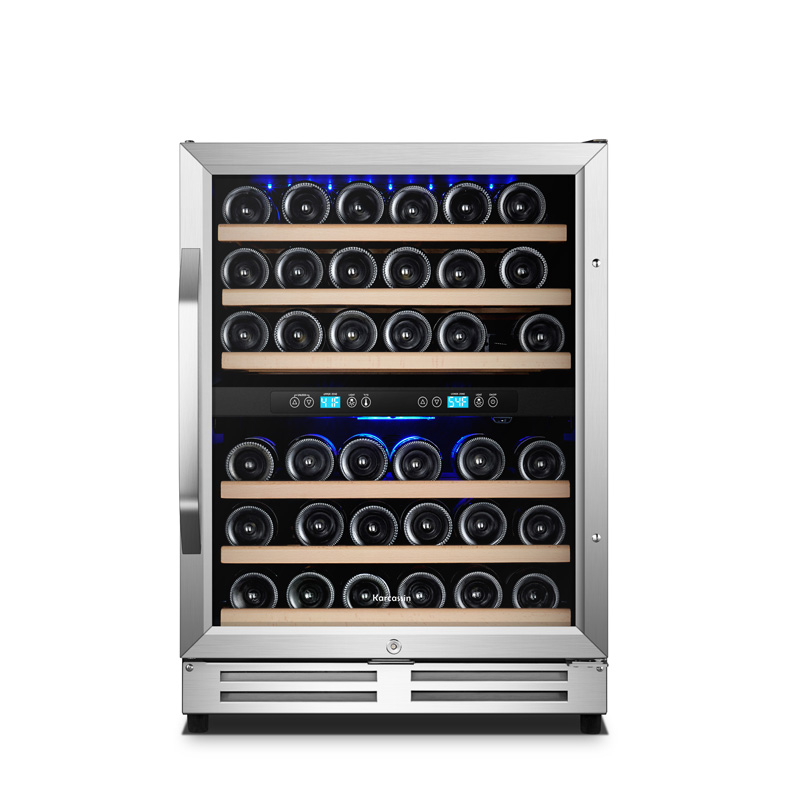 24 inch dual zone wine cooler