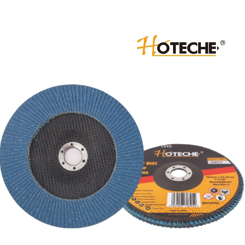 FLAP DISCS WITH FIBERGLASS BACKING ZIRCONIA